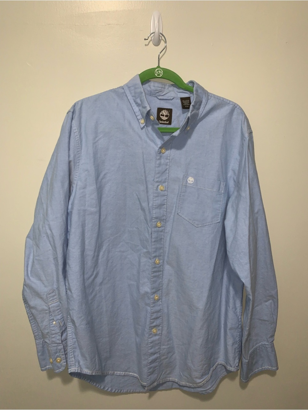 Timberland Light Blue Button-Down Oxford Shirt